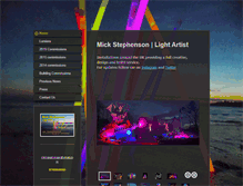 Tablet Screenshot of mickstephenson.net